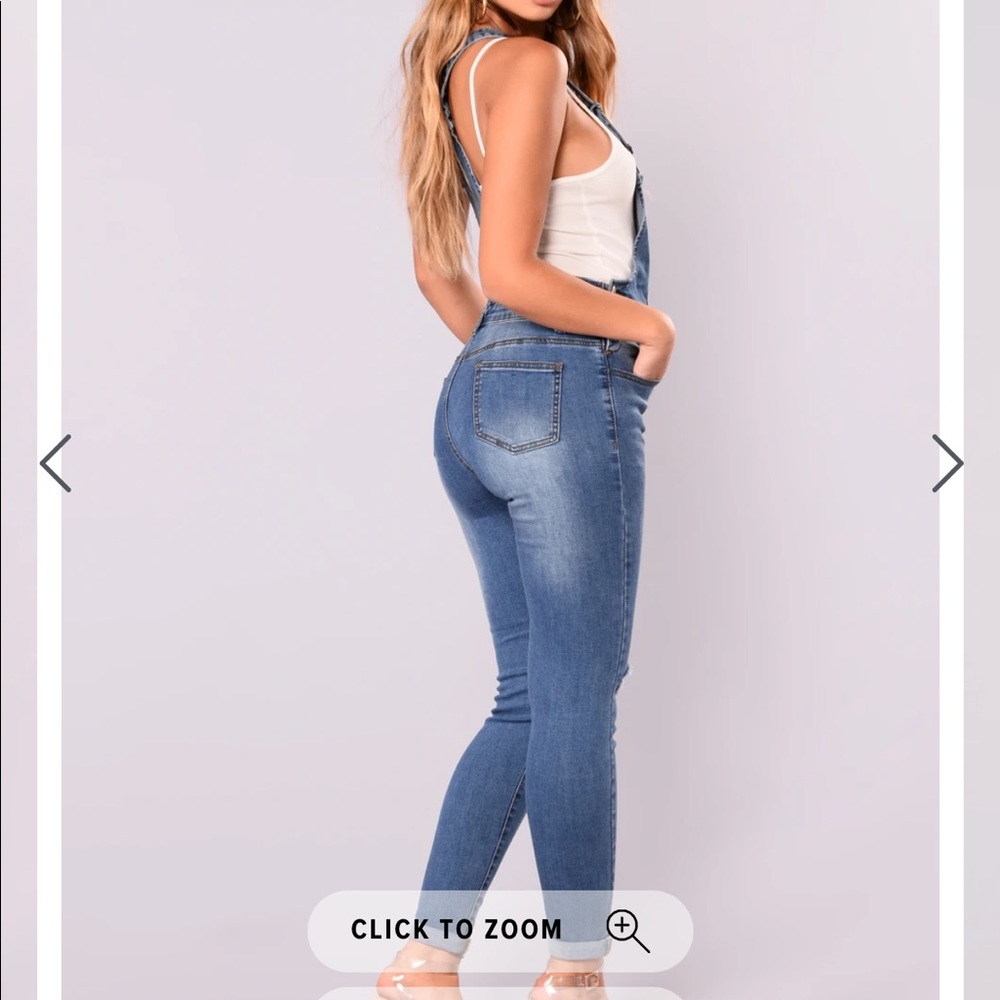 Browyn Overalls Fashion Nova - Never worn